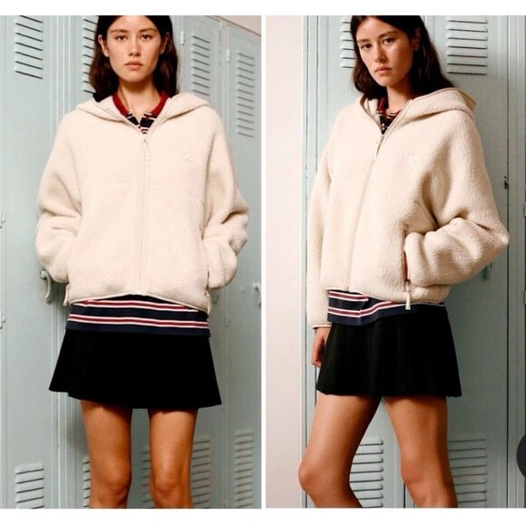 ARITZIA Sunday Best ☆ Olive Micro Pleated Skirt Black Size 00 NWT Preppy Tennis - Picture 2 of 8